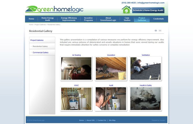 web design for home assessment company