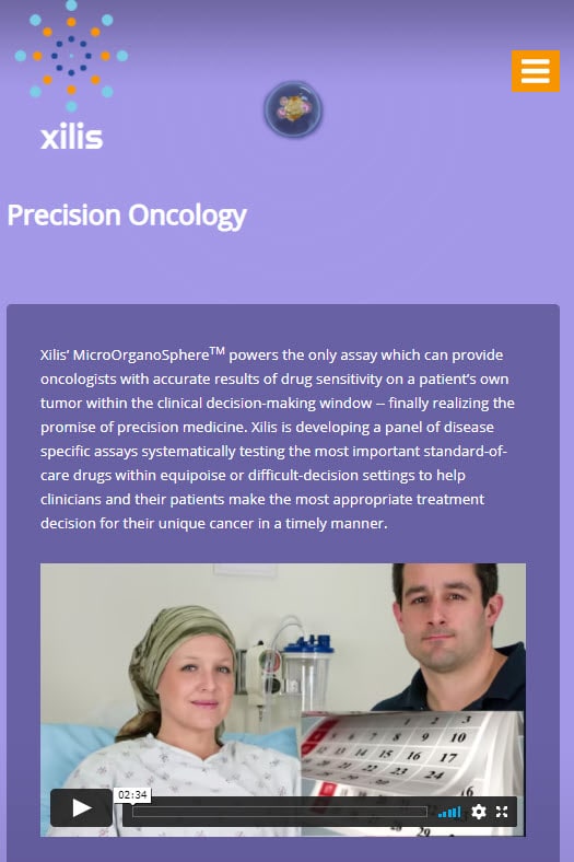 precision medicine website graphics