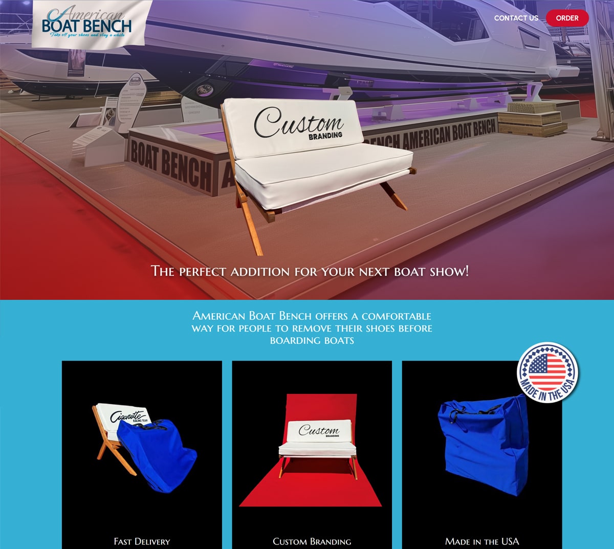 American Boat Bench portfolio image for desktop display.