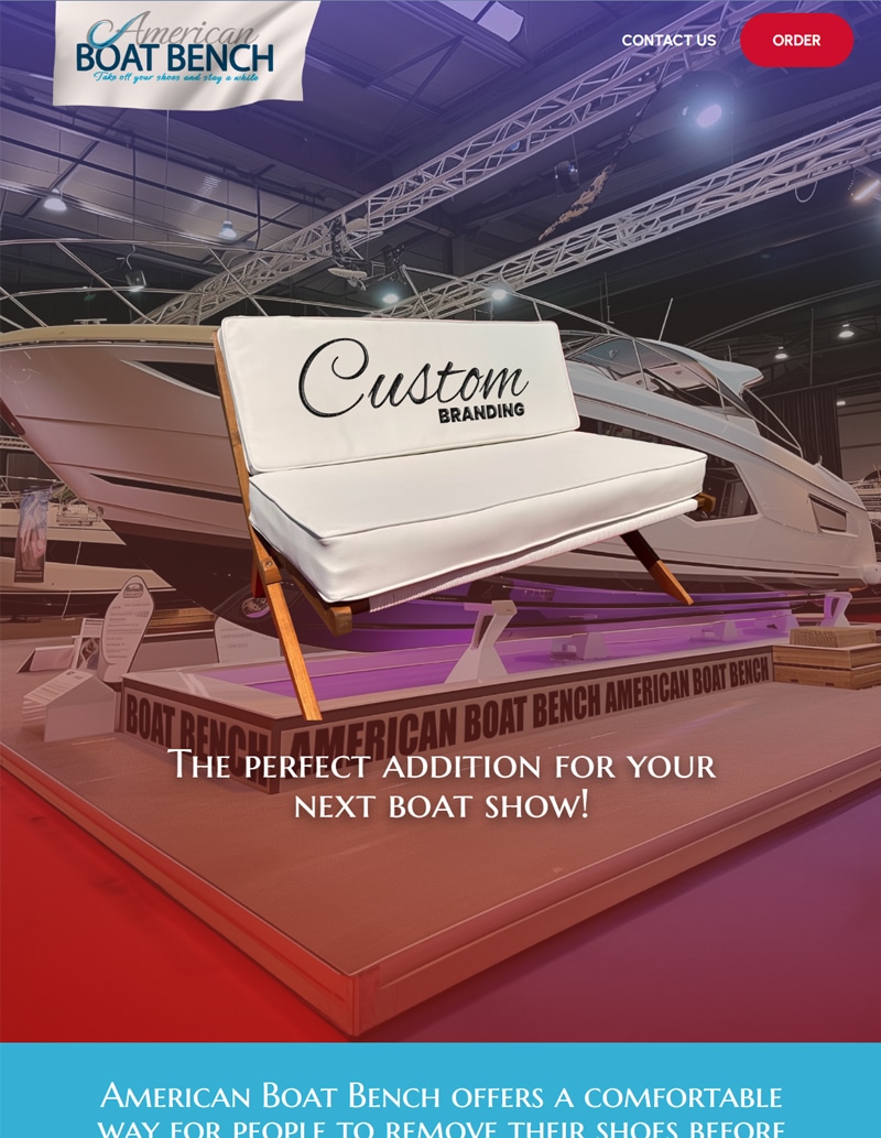 American Boat Bench portfolio image for mobile display