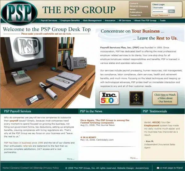payroll service website idea