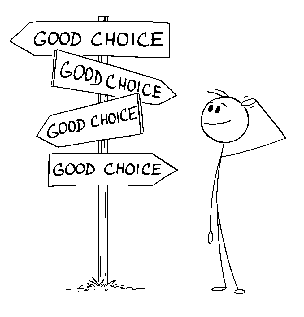 Dark mode vs light mode choice graphic